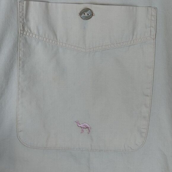 Camel Trophy Adventure Wear Men’s Safari Shirt XL Y2K Button Down Short Sleeve - Picture 5 of 6